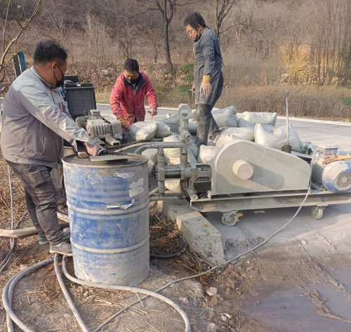 剑阁路面下沉注浆